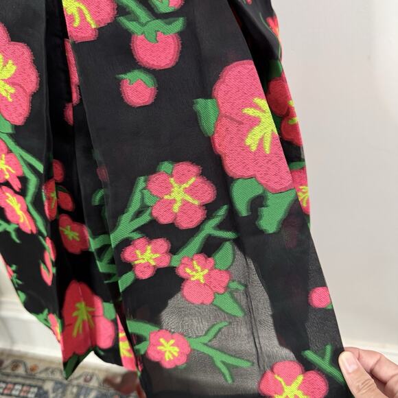 Andrew Gn Mini Dress Spring 2015 Runway Floral Jacquard NWT Bold Print Sz 36 - Picture 11 of 14